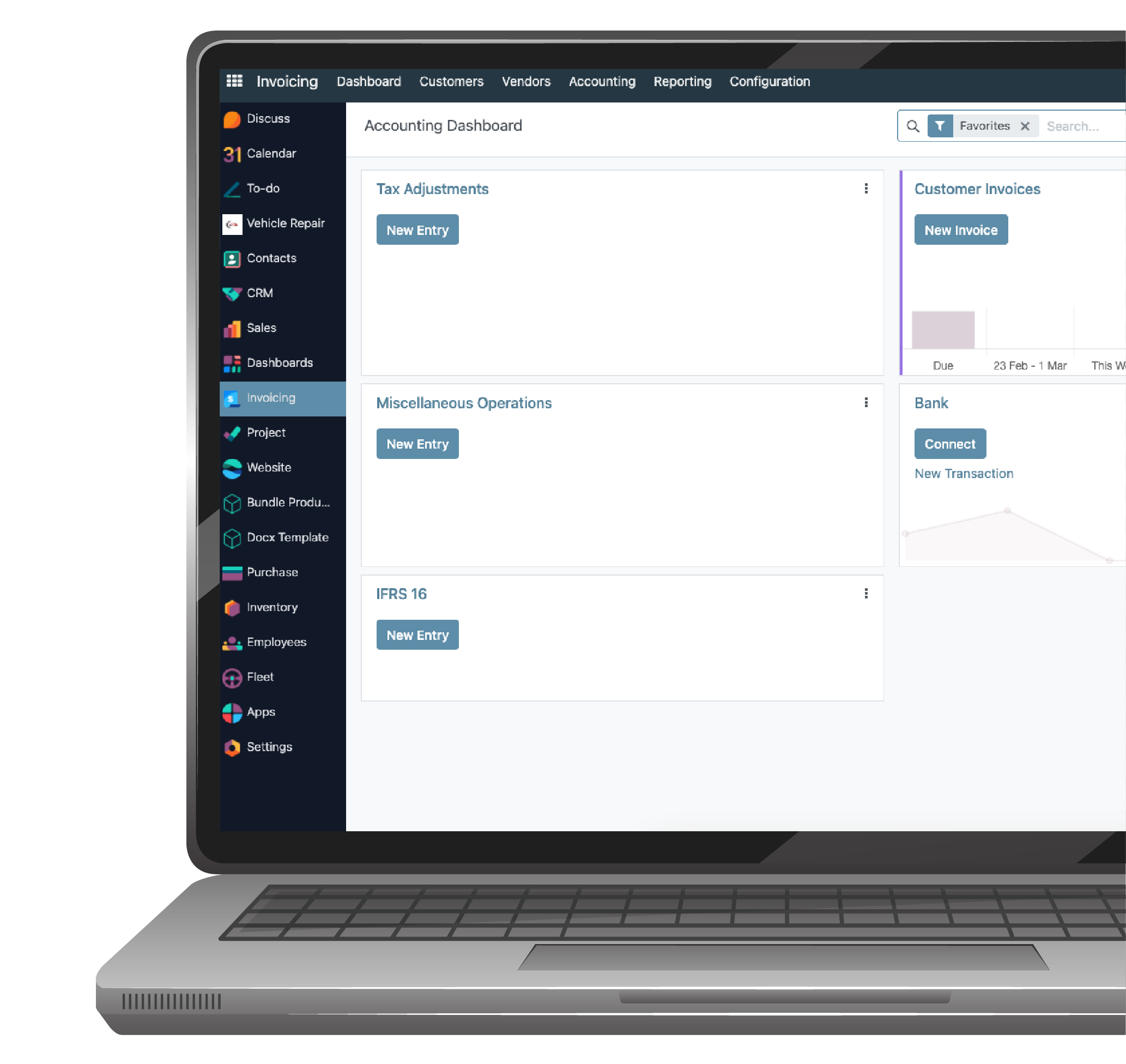 Manage your workshop's financial data in one place
